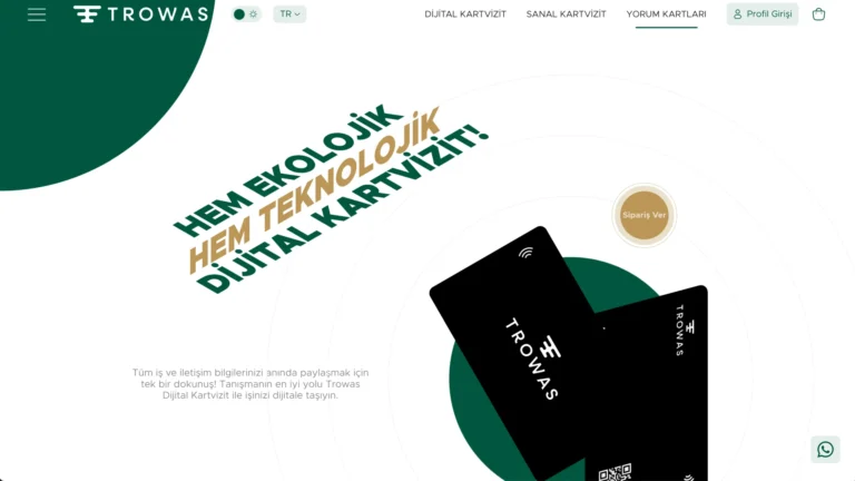 Trowas Dijital Kartvizit ile Yeni Nesil Kartvizit Deneyimi!