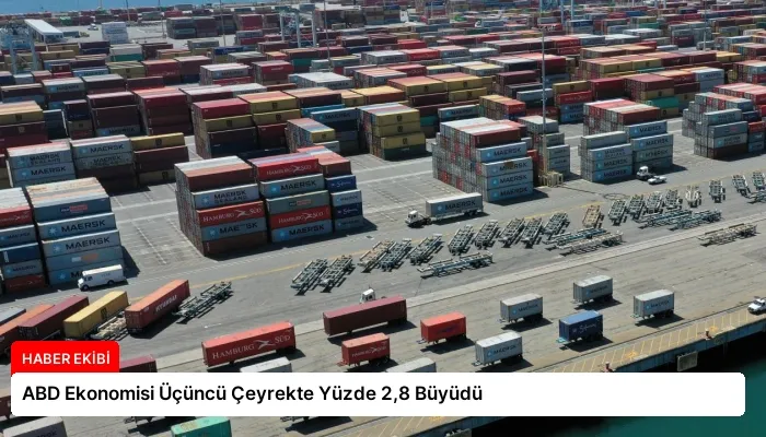 ABD Ekonomisi Üçüncü Çeyrekte Yüzde 2,8 Büyüdü