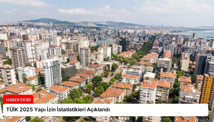 TÜİK 2025 Yapı İzin İstatistikleri Açıklandı