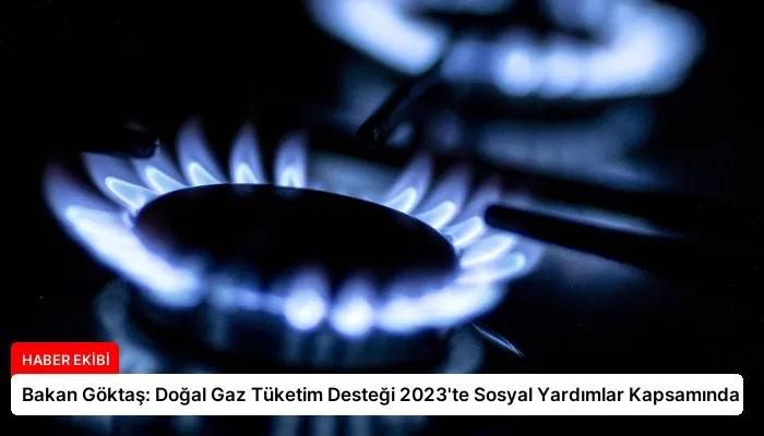 Bakan Göktaş: Doğal Gaz Tüketim Desteği 2023’te Sosyal Yardımlar Kapsamında