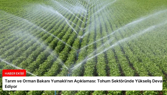 Tarım ve Orman Bakanı Yumaklı’nın Açıklaması: Tohum Sektöründe Yükseliş Devam Ediyor