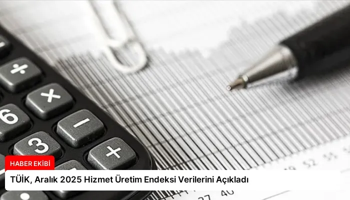 TÜİK, Aralık 2025 Hizmet Üretim Endeksi Verilerini Açıkladı