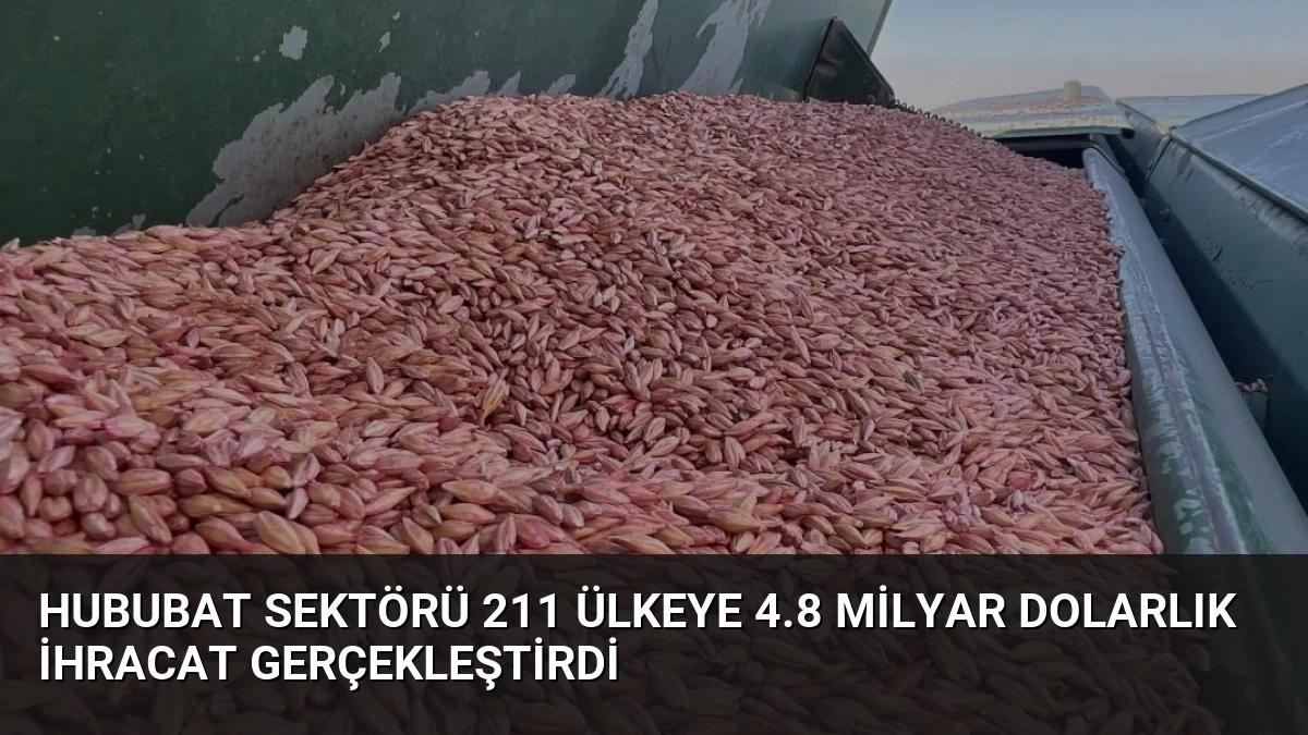 Hububat Sektörü 211 Ülkeye 4.8 Milyar Dolarlık İhracat Gerçekleştirdi
