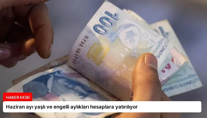 Haziran ayı yaşlı ve engelli aylıkları hesaplara yatırılıyor