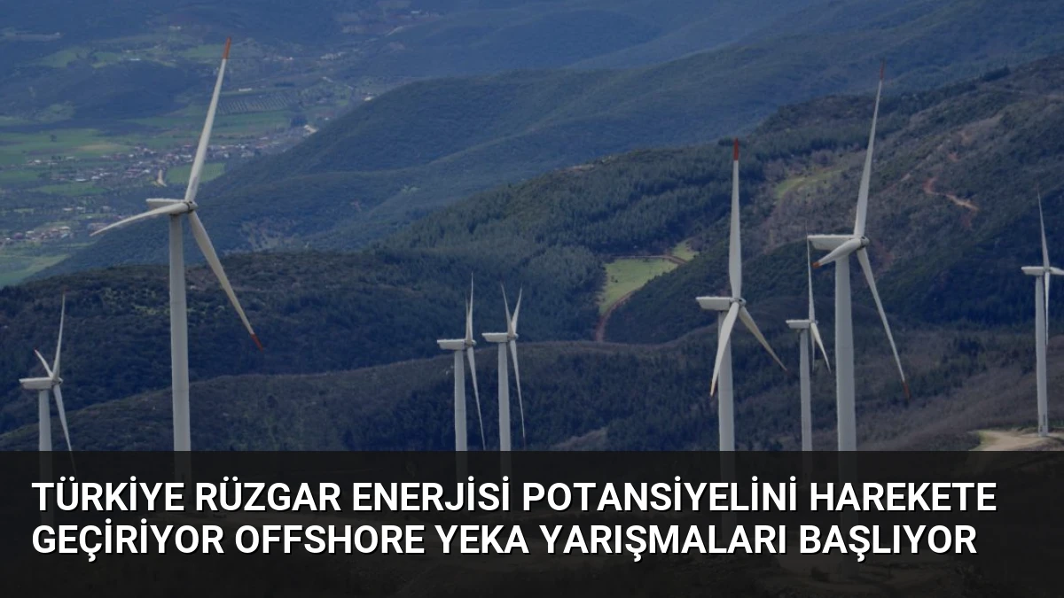 Türkiye Rüzgar Enerjisi Potansiyelini Harekete Geçiriyor Offshore YEKA Yarışmaları Başlıyor