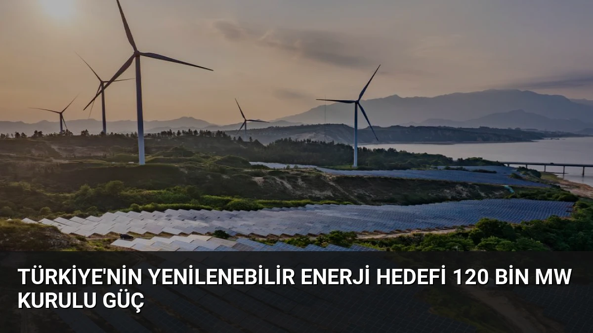 Türkiye’nin Yenilenebilir Enerji Hedefi 120 Bin MW Kurulu Güç