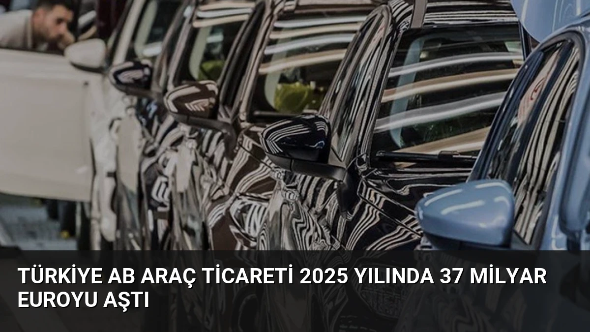 Türkiye AB Araç Ticareti 2025 Yılında 37 Milyar Euroyu Aştı