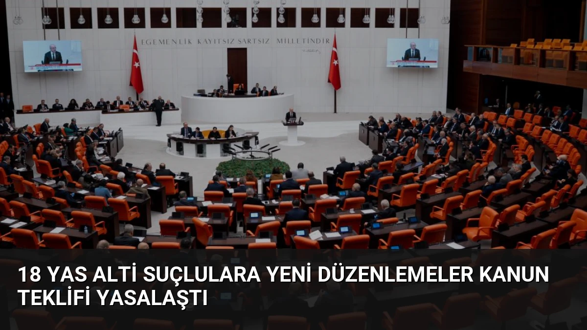 18 Yas Alti Suçlulara Yeni Düzenlemeler Kanun Teklifi Yasalaştı