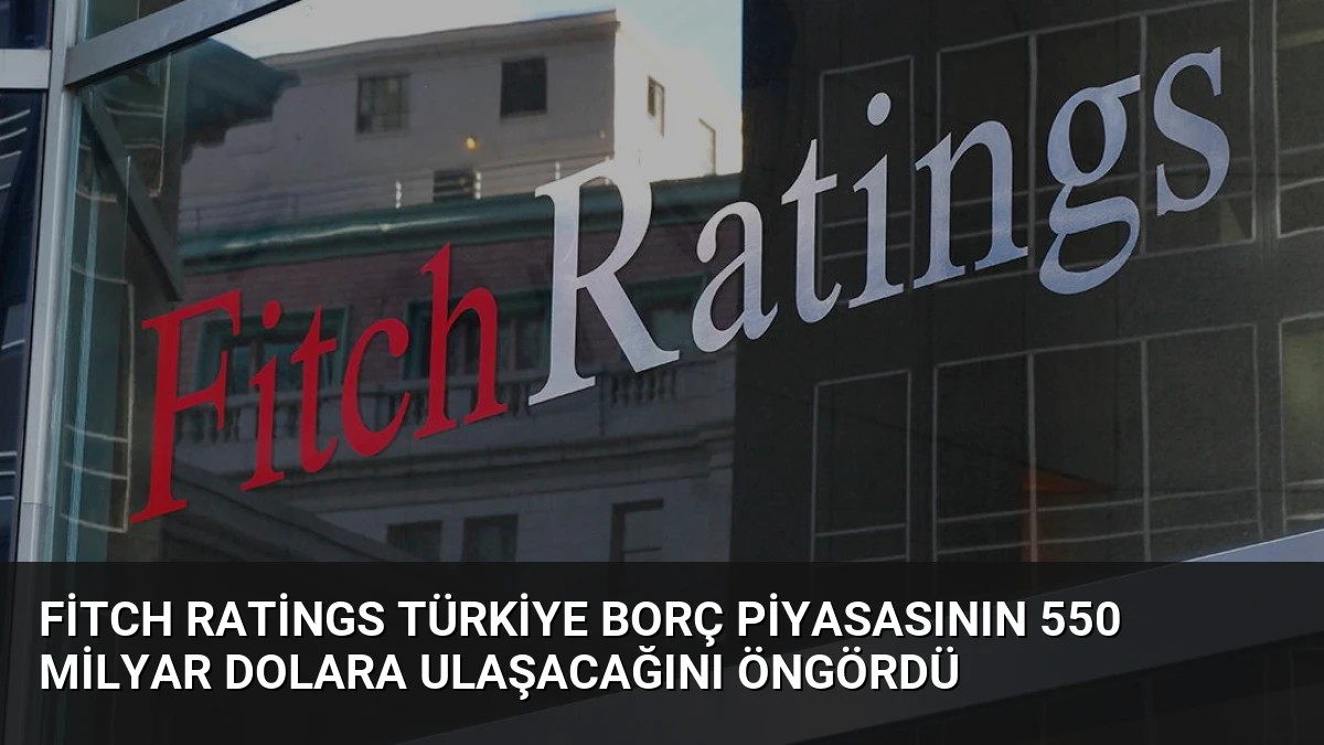 Fitch Ratings Türkiye Borç Piyasasının 550 Milyar Dolara Ulaşacağını Öngördü