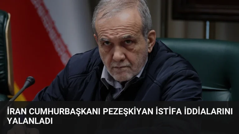 İran Cumhurbaşkanı Pezeşkiyan İstifa İddialarını Yalanladı