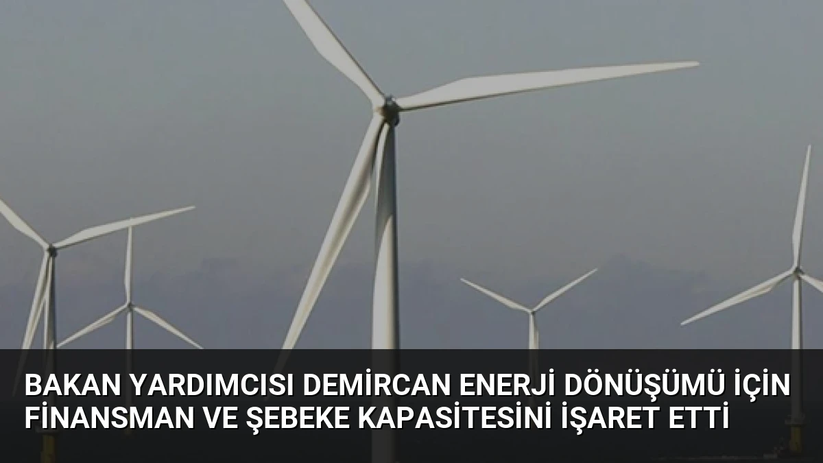 Bakan Yardımcısı Demircan Enerji Dönüşümü İçin Finansman ve Şebeke Kapasitesini İşaret Etti