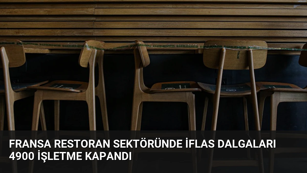 Fransa Restoran Sektöründe İflas Dalgaları 4900 İşletme Kapandı