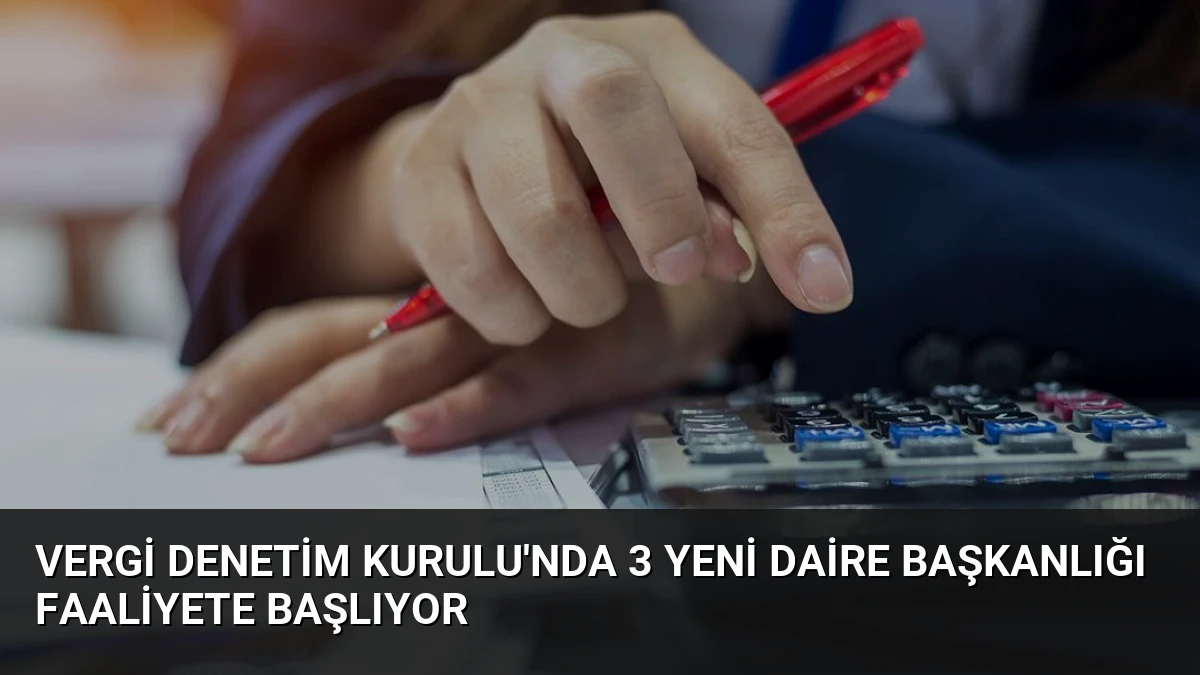 Vergi Denetim Kurulu’nda 3 Yeni Daire Başkanlığı Faaliyete Başlıyor