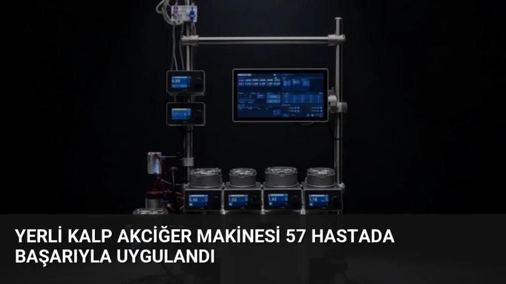Yerli Kalp Akciğer Makinesi 57 Hastada Başarıyla Uygulandı